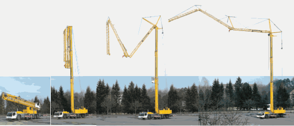 crane tower articulated boom