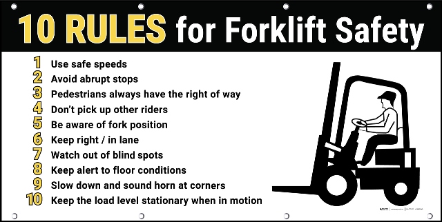 Forklift Rules And Regulations Warehouse Forklift Safety Rules Tips