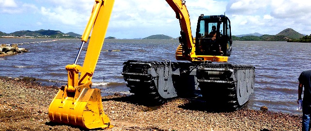 Amphibious Excavator