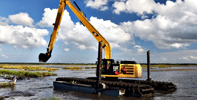 Amphibious Excavator