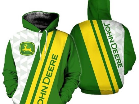 john deere zip up hoodie mens
