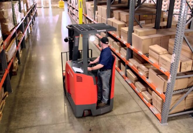 How To Operate A Stand Up Forklift Stand Up Forklift Training Safety