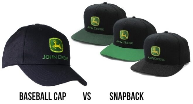 difference between snapback and baseball cap